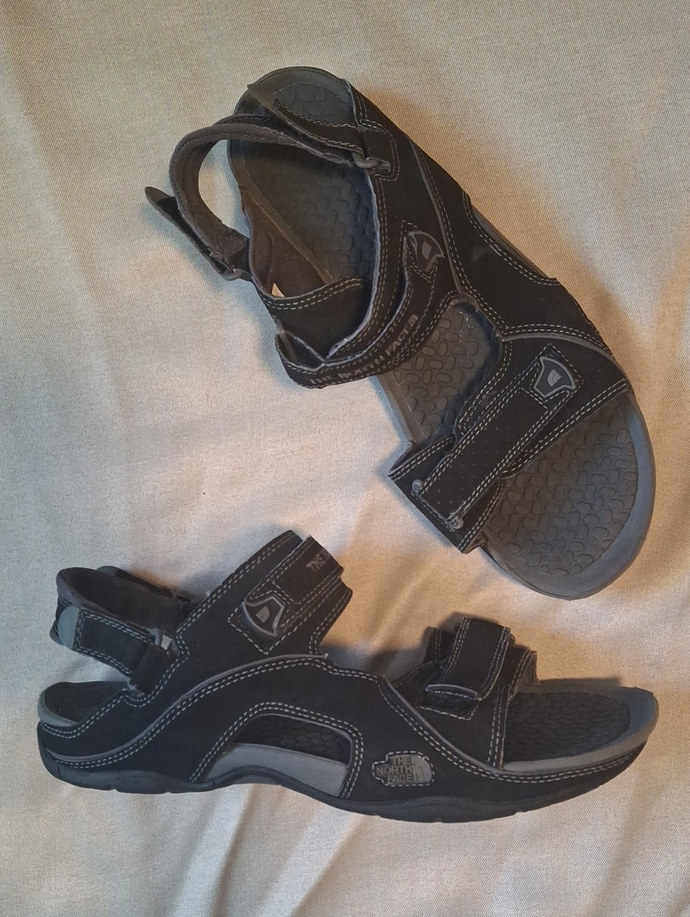 The North Face Men's Outdoor Hiking Sandals – Black, Size US 12 / EU 45.5